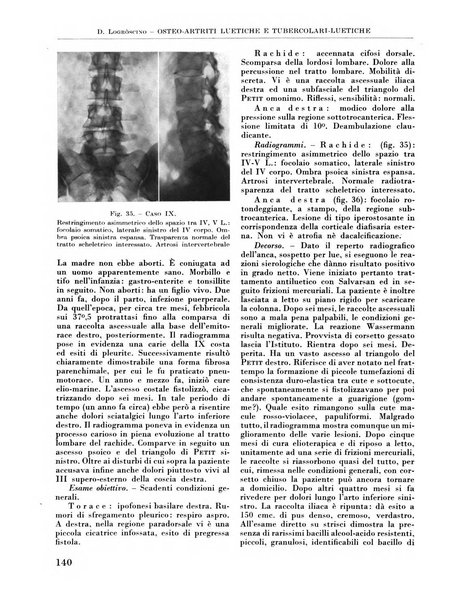 La chirurgia degli organi di movimento