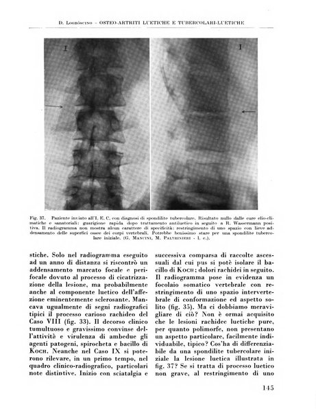 La chirurgia degli organi di movimento