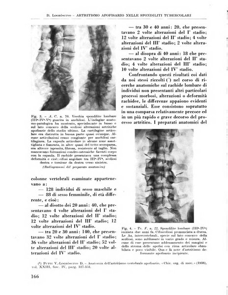 La chirurgia degli organi di movimento