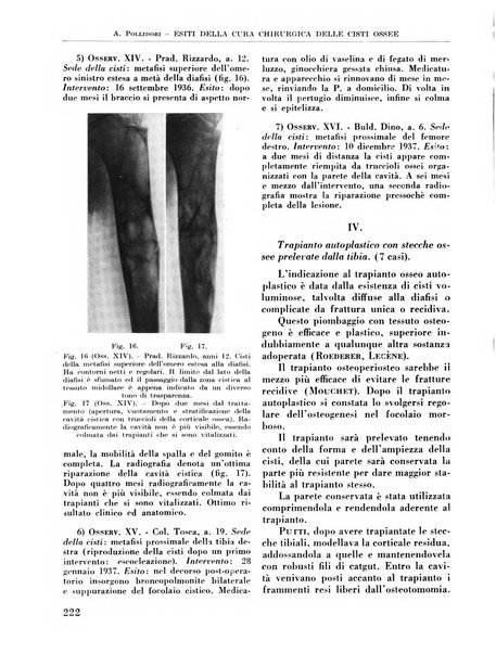 La chirurgia degli organi di movimento