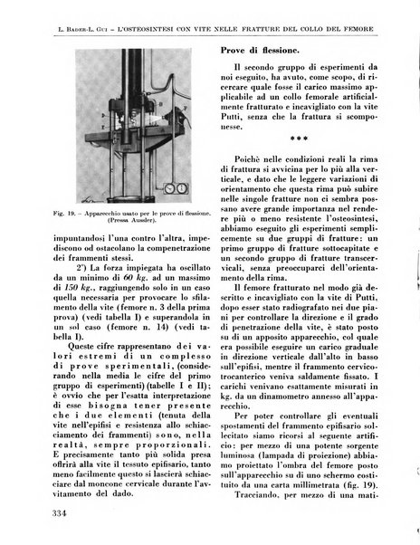 La chirurgia degli organi di movimento