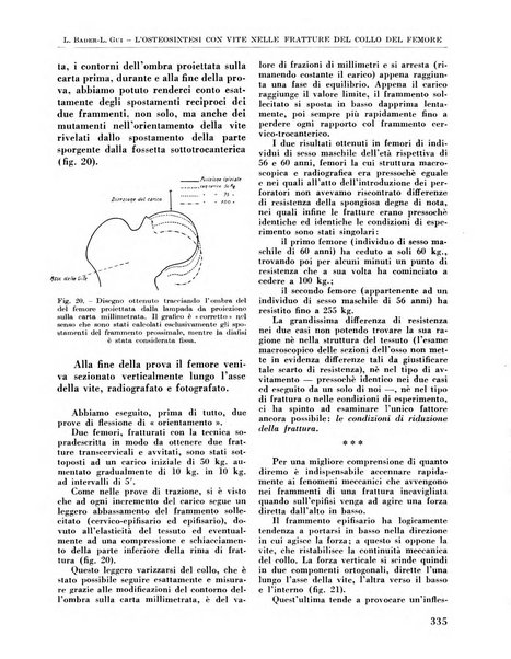 La chirurgia degli organi di movimento