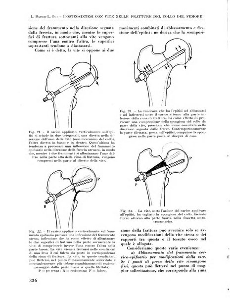 La chirurgia degli organi di movimento