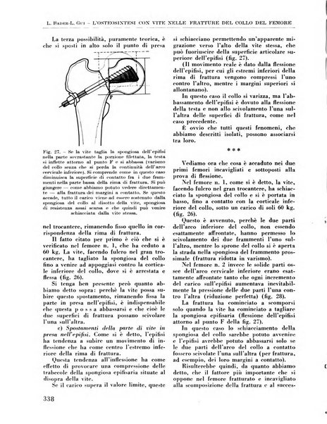 La chirurgia degli organi di movimento