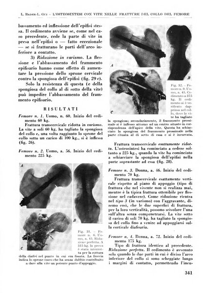 La chirurgia degli organi di movimento