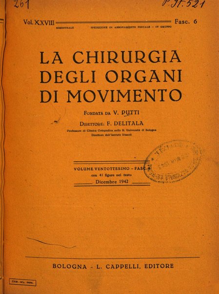 La chirurgia degli organi di movimento