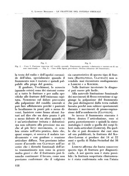 La chirurgia degli organi di movimento