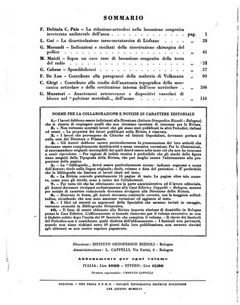 La chirurgia degli organi di movimento