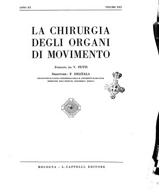 La chirurgia degli organi di movimento