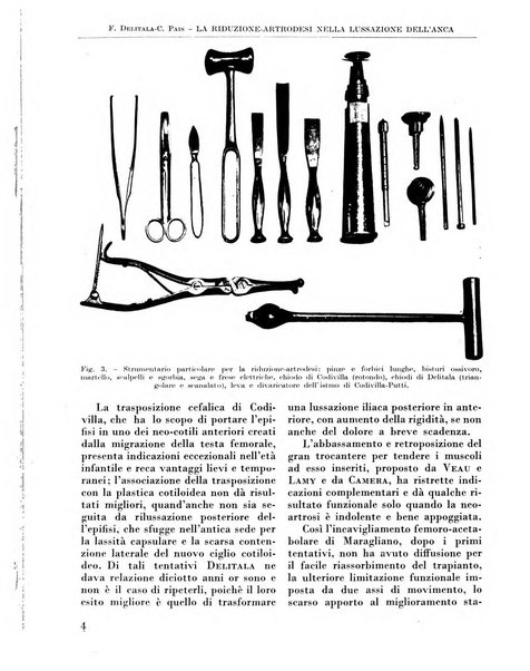 La chirurgia degli organi di movimento