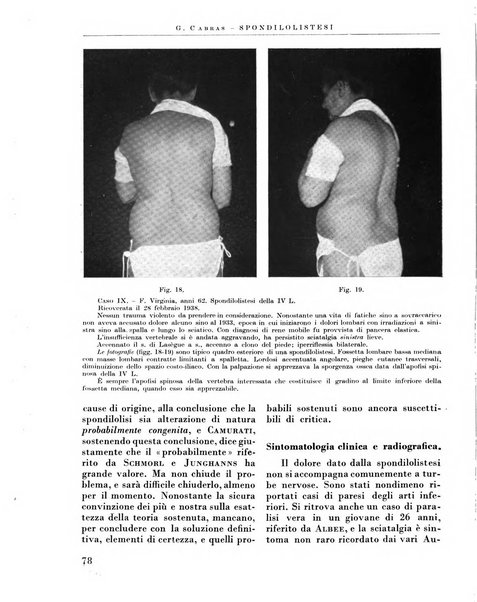 La chirurgia degli organi di movimento