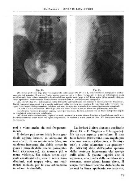 La chirurgia degli organi di movimento