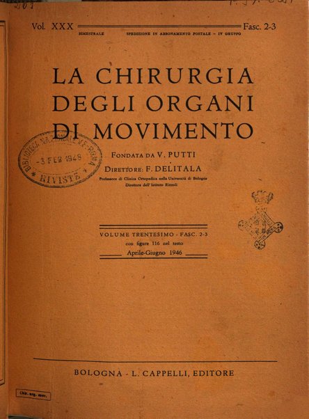 La chirurgia degli organi di movimento