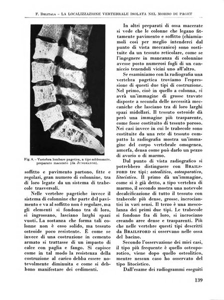 La chirurgia degli organi di movimento