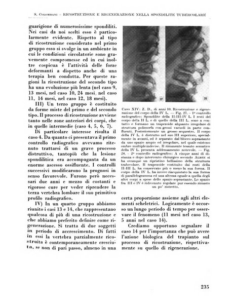 La chirurgia degli organi di movimento