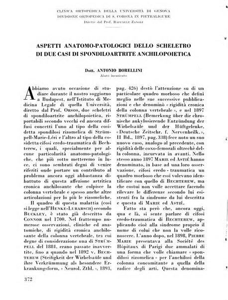 La chirurgia degli organi di movimento