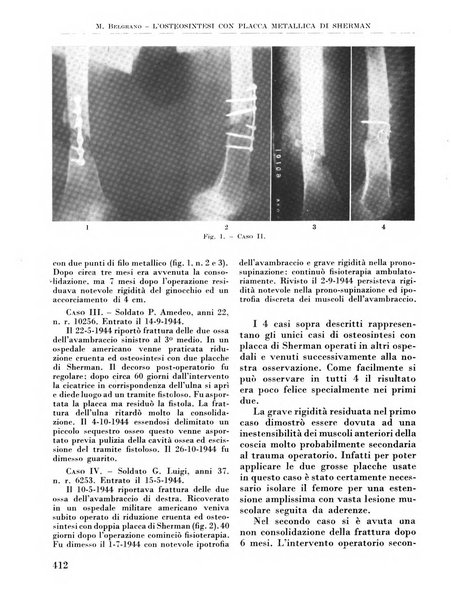 La chirurgia degli organi di movimento