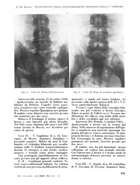 La chirurgia degli organi di movimento