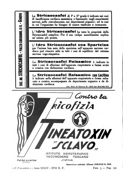 Il Fracastoro gazzetta medica veronese