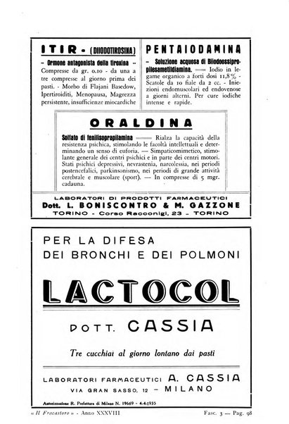 Il Fracastoro gazzetta medica veronese