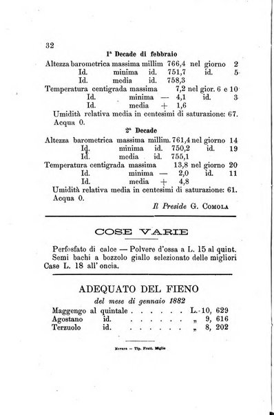 Bollettino del Comizio agrario del circondario di Mondovì