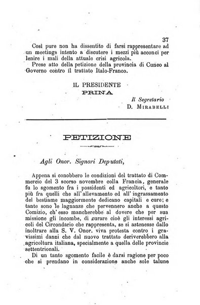 Bollettino del Comizio agrario del circondario di Mondovì