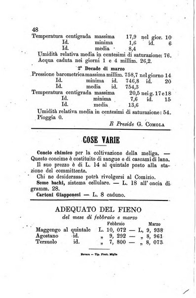 Bollettino del Comizio agrario del circondario di Mondovì