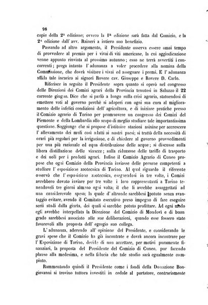 Bollettino del Comizio agrario del circondario di Mondovì