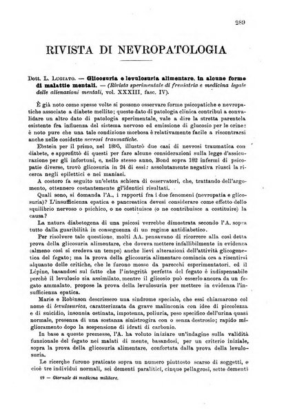 Giornale di medicina militare