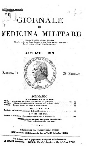 Giornale di medicina militare