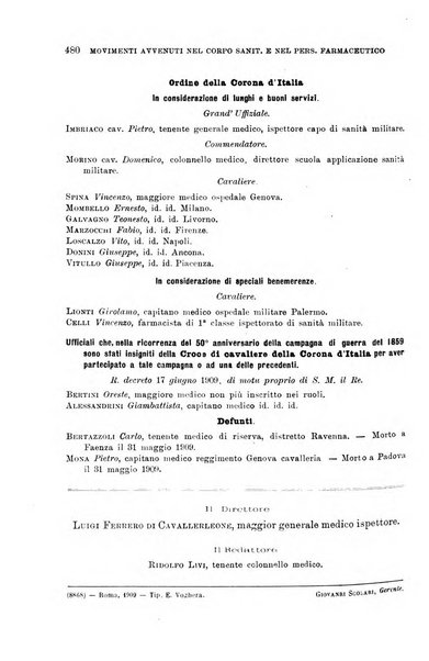 Giornale di medicina militare