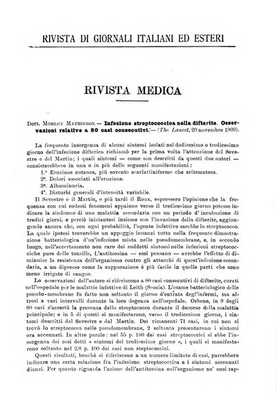 Giornale di medicina militare