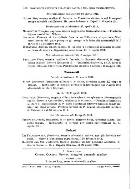 Giornale di medicina militare