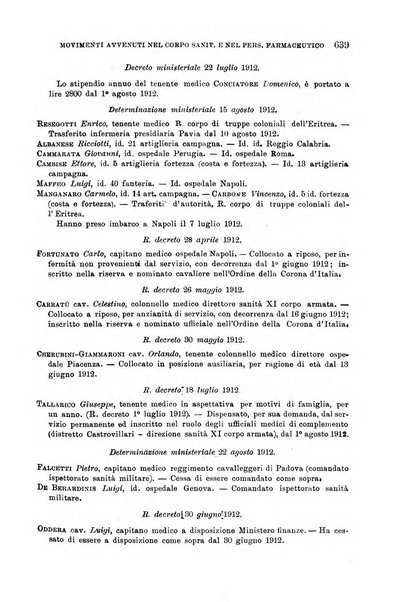 Giornale di medicina militare