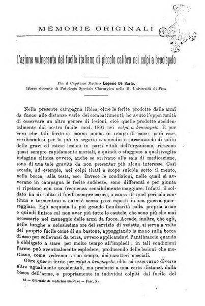 Giornale di medicina militare