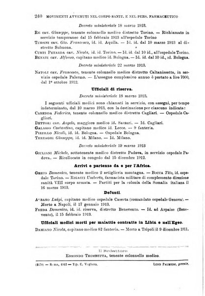 Giornale di medicina militare