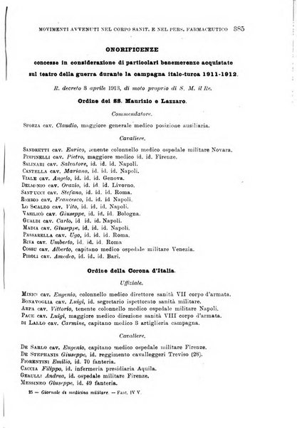 Giornale di medicina militare