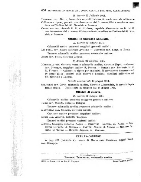 Giornale di medicina militare