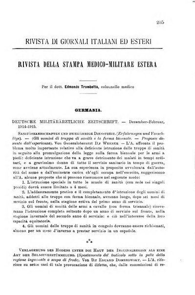 Giornale di medicina militare