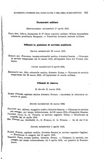 Giornale di medicina militare