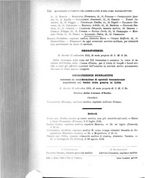 Giornale di medicina militare