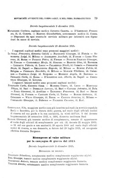 Giornale di medicina militare