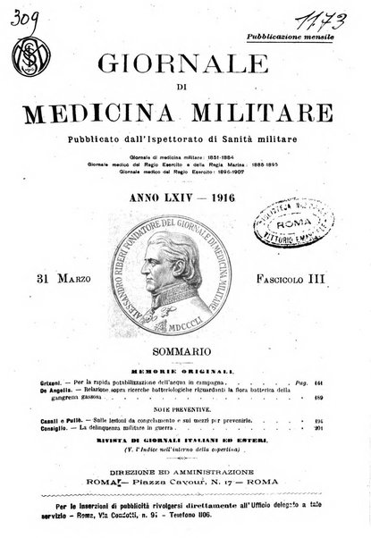 Giornale di medicina militare