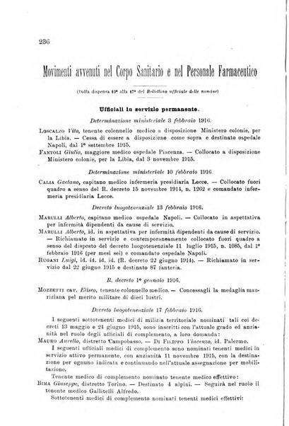 Giornale di medicina militare