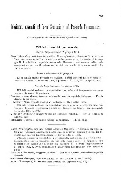 Giornale di medicina militare