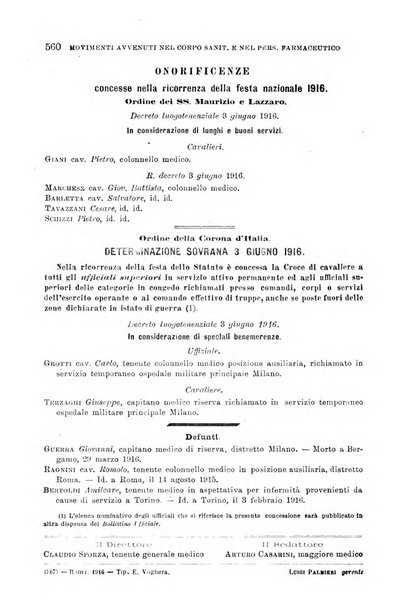 Giornale di medicina militare