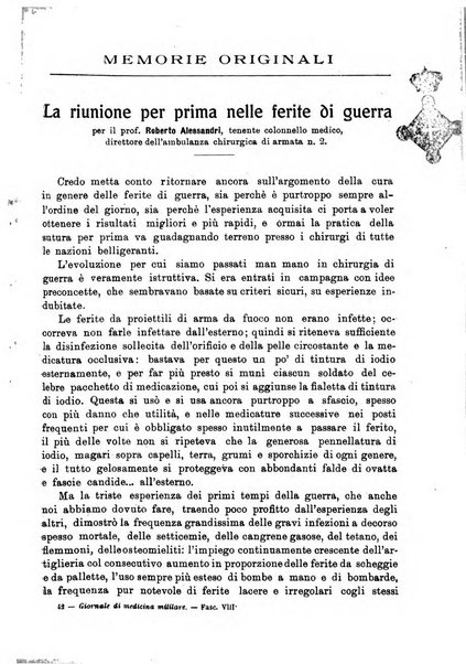 Giornale di medicina militare