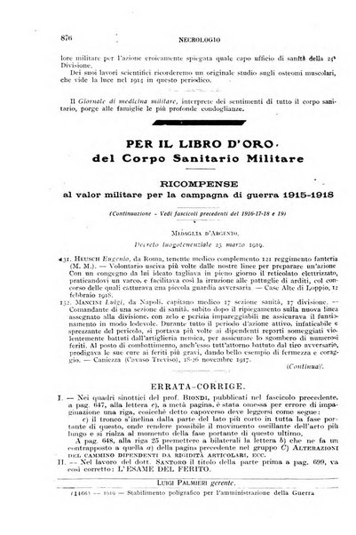 Giornale di medicina militare