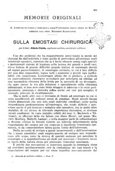 Giornale di medicina militare