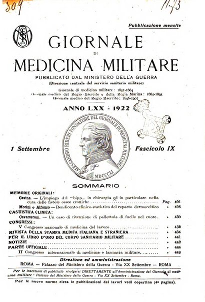 Giornale di medicina militare